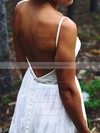 Sweetheart White Lace with Beading Open Back Cheap Wedding Dress #PDS00020885