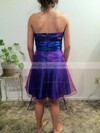 Organza Elastic Woven Satin A-line Strapless Short/Mini Sashes / Ribbons Bridesmaid Dresses #PDS02018113