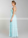 Chiffon A-line Sweetheart Floor-length Ruffles Bridesmaid Dresses #PDS02018054