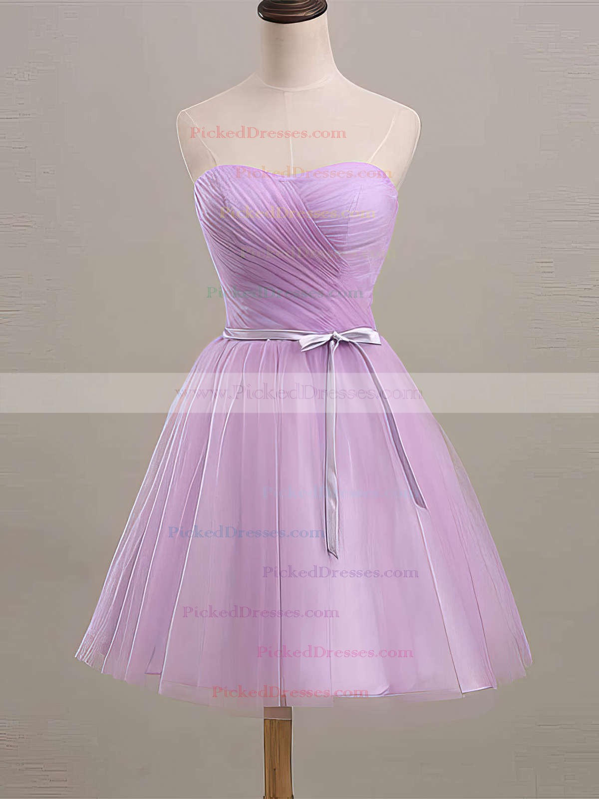 Buy Canada Elegant Sweetheart Sage Tulle Sashes/Ribbons Lace-up ...